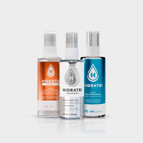 Hidratei Hair Oil Kit – Hydration, Nutrition, and Anti-Frizz