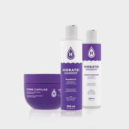 OAKBERRY Shampoo + Cream + Conditioner Kit