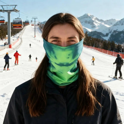 Heat-reactive ski mask