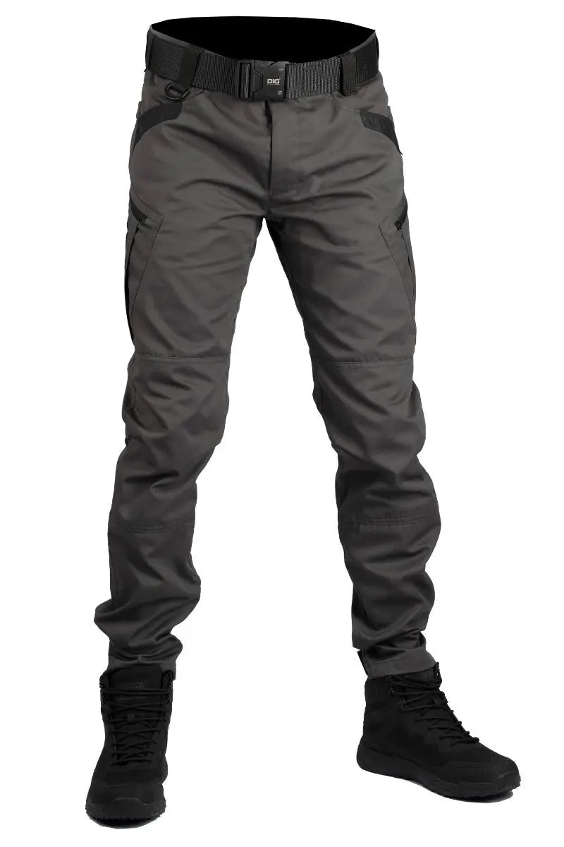 Specialized tactical pants in grey color