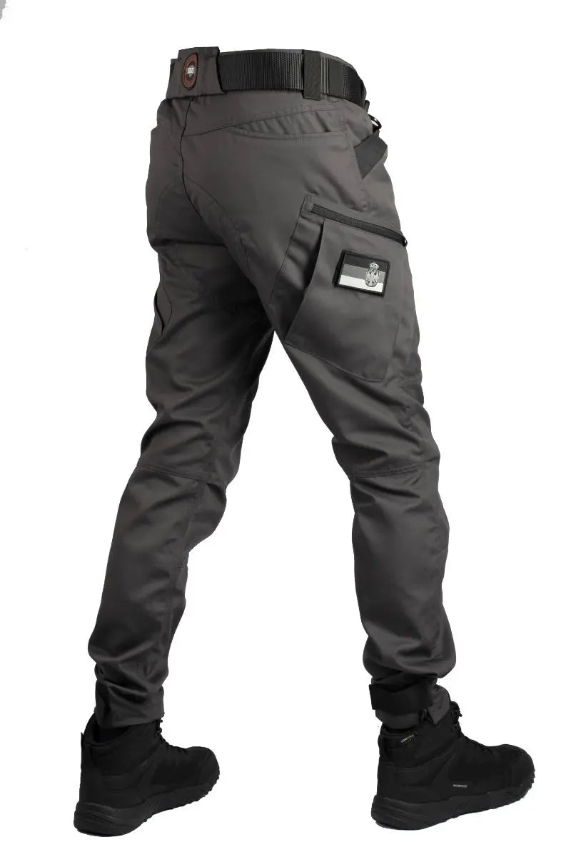 Specialized tactical pants in grey color